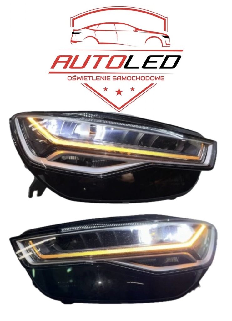 фото №1, Audi a6 c7 4g0 лампы перед левая правая matrix full led полный оригинальные