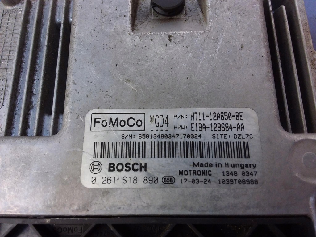 фото №5, Ford transit courier 1,0 блок керування двигуна