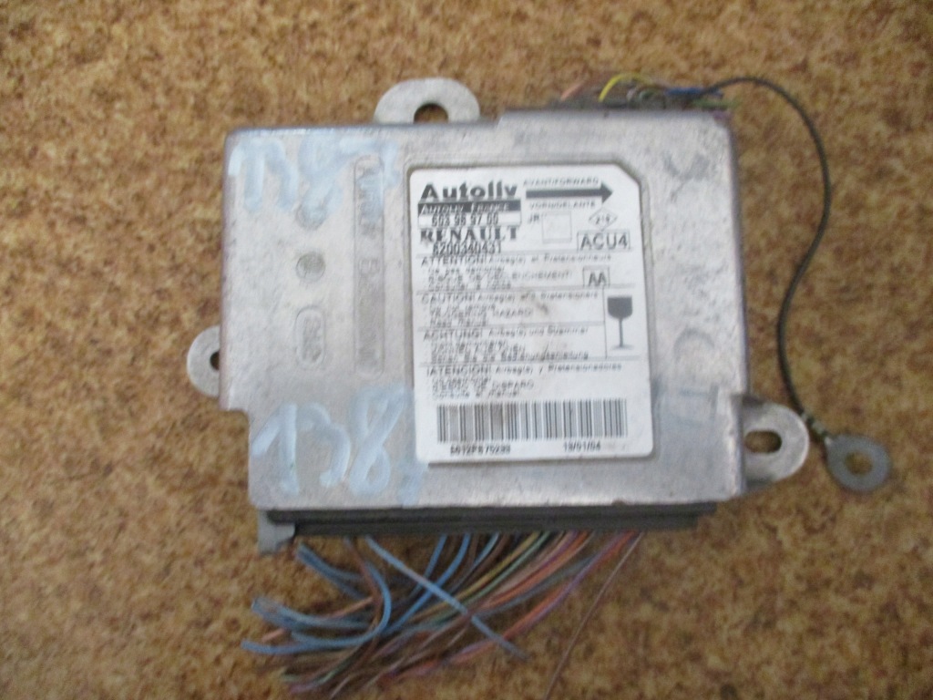 фото №4, Модуль датчик air bag scenic ii 8200340431