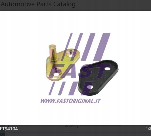 фото №2, Крепление замка дверь renault master ii 98 bok l/p góra