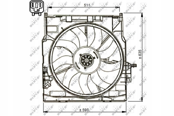 фото №11, Вентилятор радиатора с корпус bmw x5 e70 x6 e71 e72 3.0 3.0d