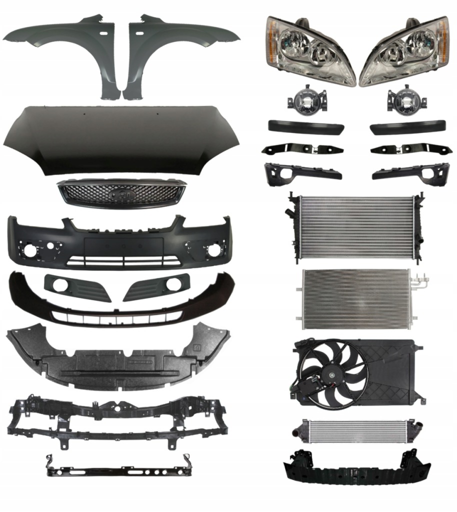 Купити Ford focus mk2 04-08 бампер ремінь капот крило