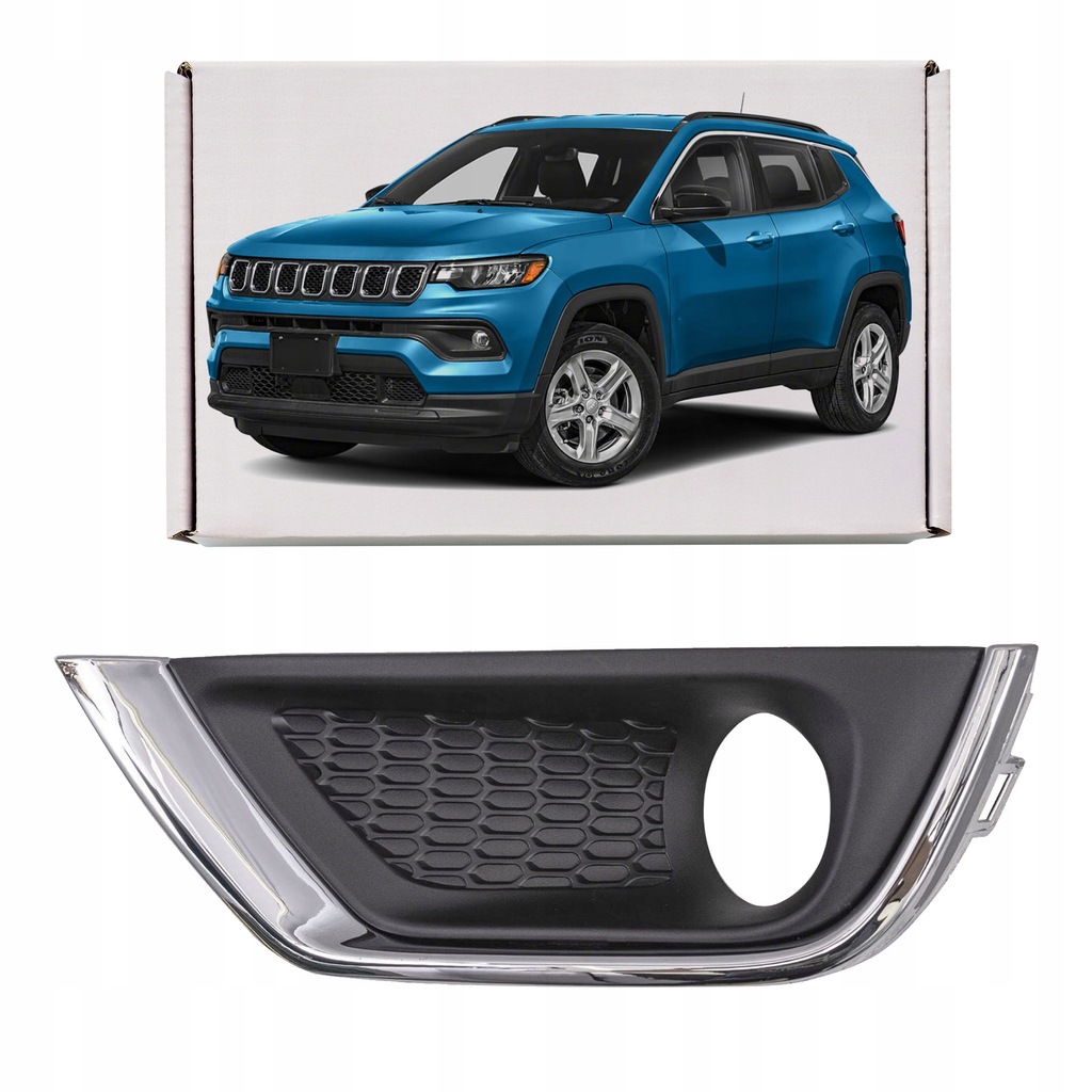 фото №1, Jeep compass ii mp 2017-2020 заглушка протитуманної фари бампера ліва 4010170343ab