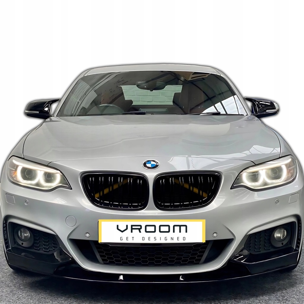 фото №11, Накладка бампера сплиттер bmw f22 f23 чёрный блеск m передний m набор