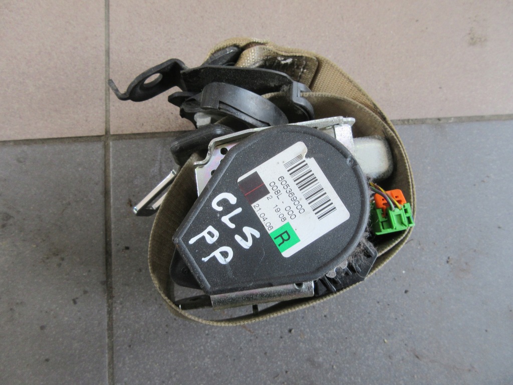 фото №1, Pas безпеки правий перед mercedes w219 c219 cls beż