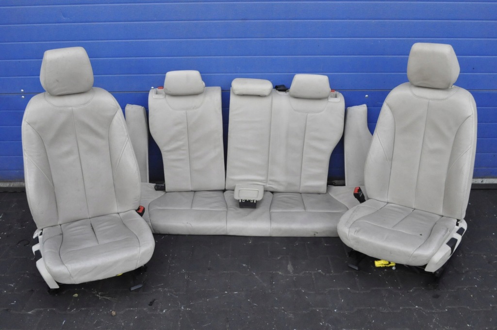 фото №1, Bmw 1 f20 переходник салона сиденья белый кожа заднее сиденье