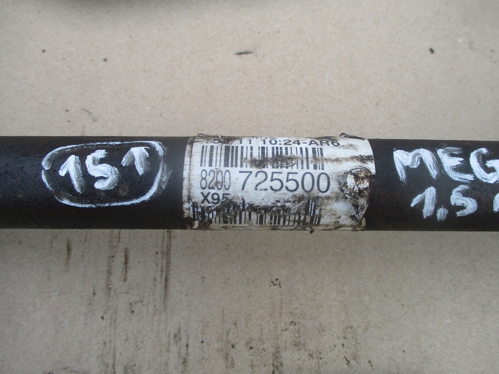 фото №4, Привідний вал права 8200725500 renault megane iii 1.5dci