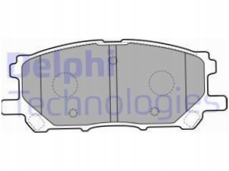 фото №2, Тормозные колодки lexus rx ii 3.3 3.5 03-08 rc 5.0 14-20