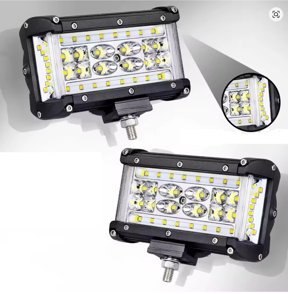фото №8, Лампа рабочая противотуманная фара dalekosiężna прожектор 12v 24v 44x led cree 210w 14cm