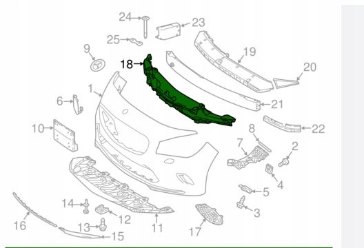 фото №1, Защита передний бампера mercedes-benz