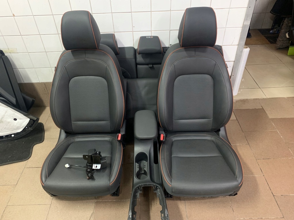 фото №1, Hyundai kona сидіння обшивки шкіра вентильована krell