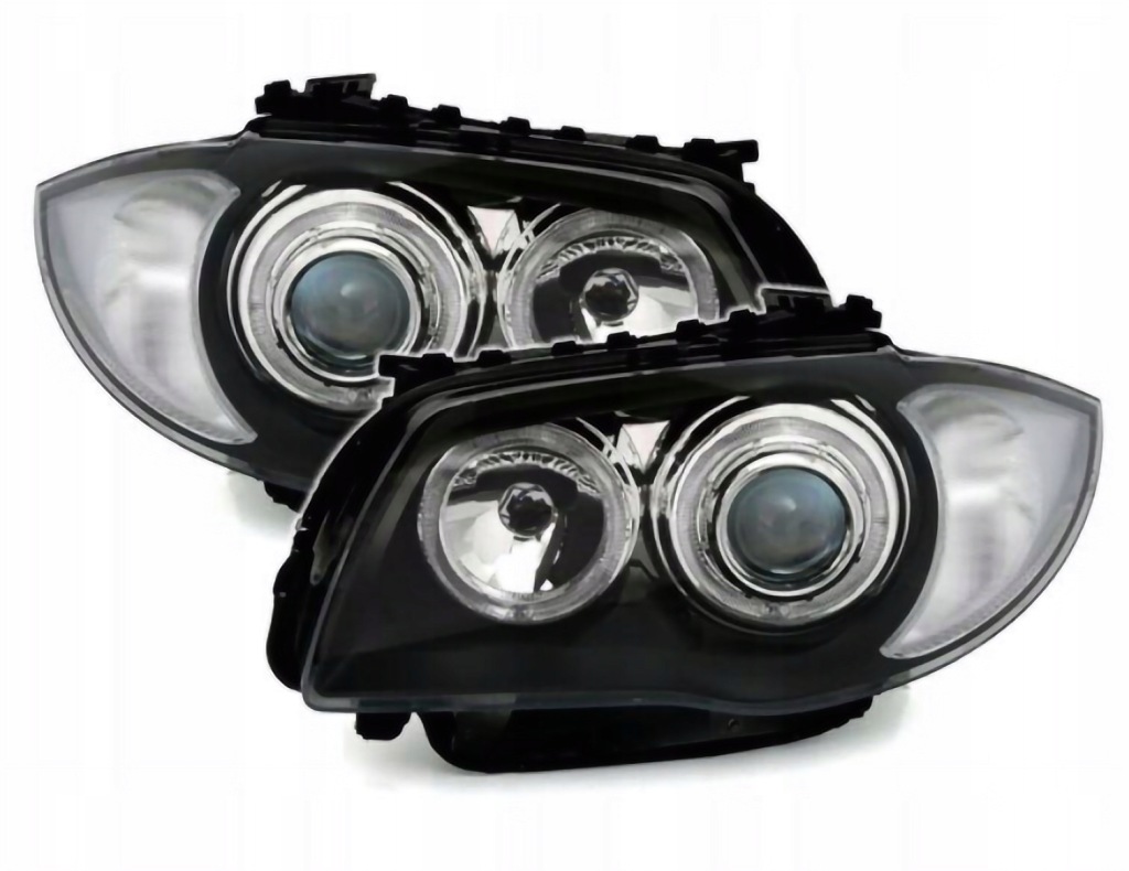 фото №3, Nowe лампи фари do bmw e87 e81 od 2004 do 2011 білий кільця led depo