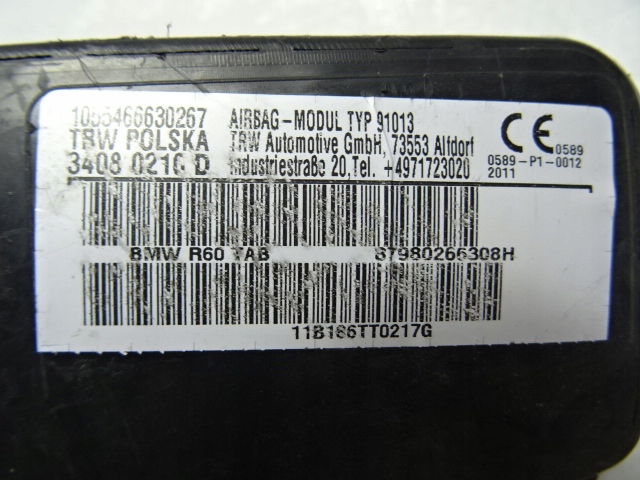 фото №2, Mini countryman r60 air bag подушка сиденье левая