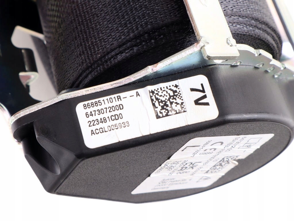 фото №4, Pas безопасности левый передний renault arkana 19- r. 868851101r