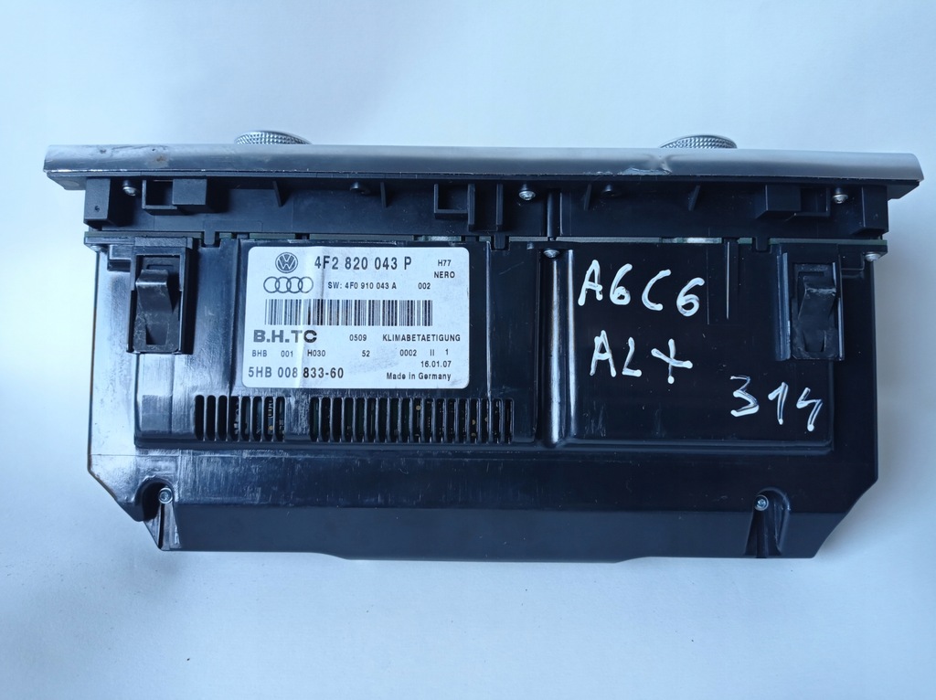 фото №6, Панель кондиціонера audi a6 c6 4f2820043p