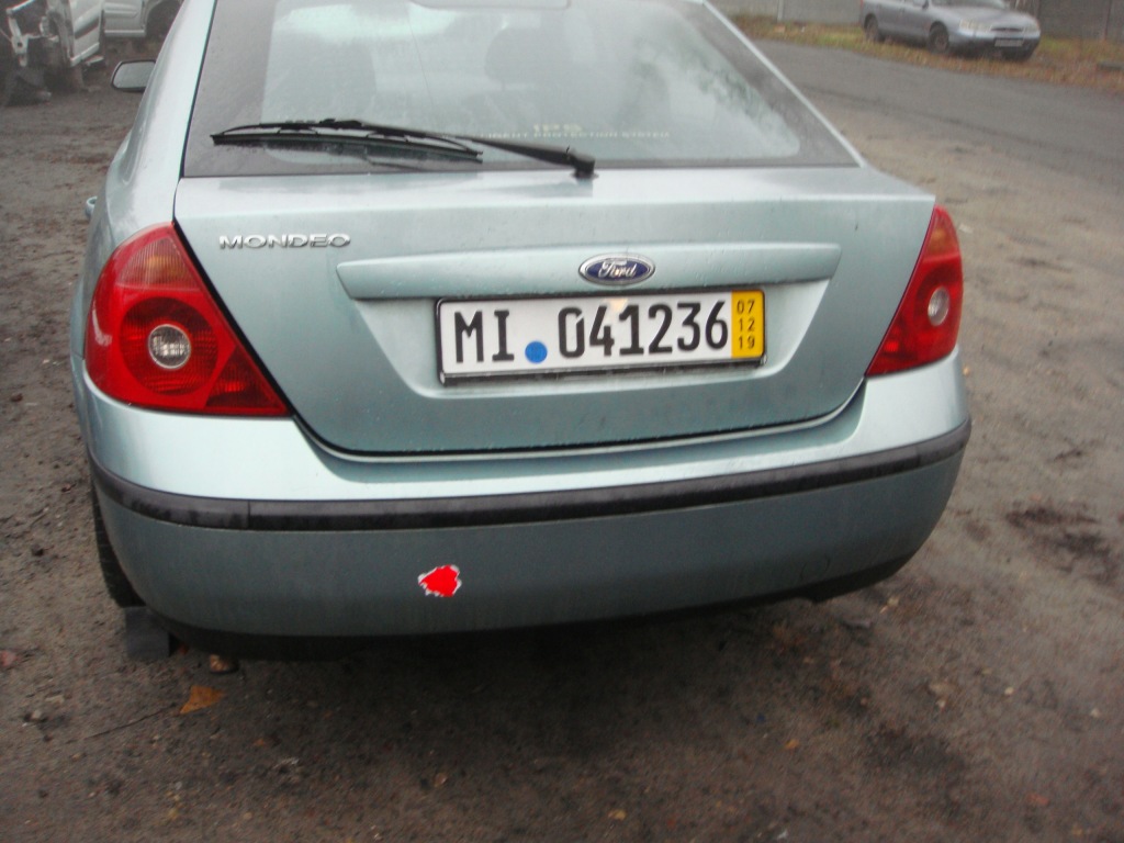 фото №2, Кришка багажника задня ford mondeo mk3 chatchback зелений fo