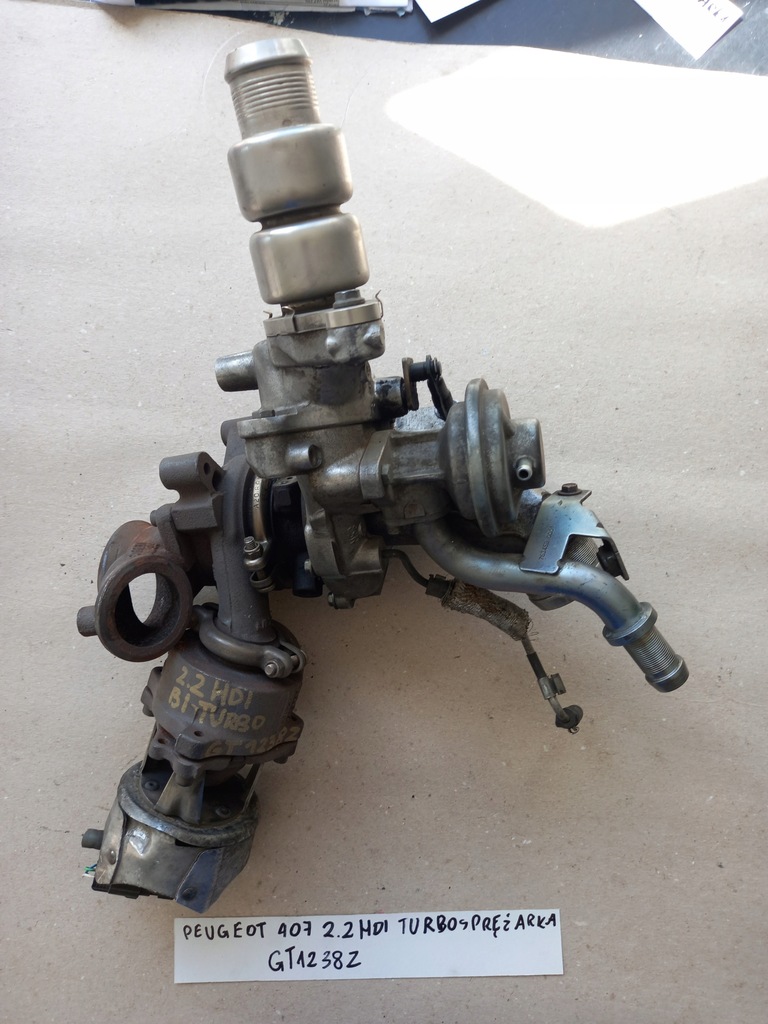 фото №1, Peugeot 407 2.2 hdi турбонагнетатель gt1238z