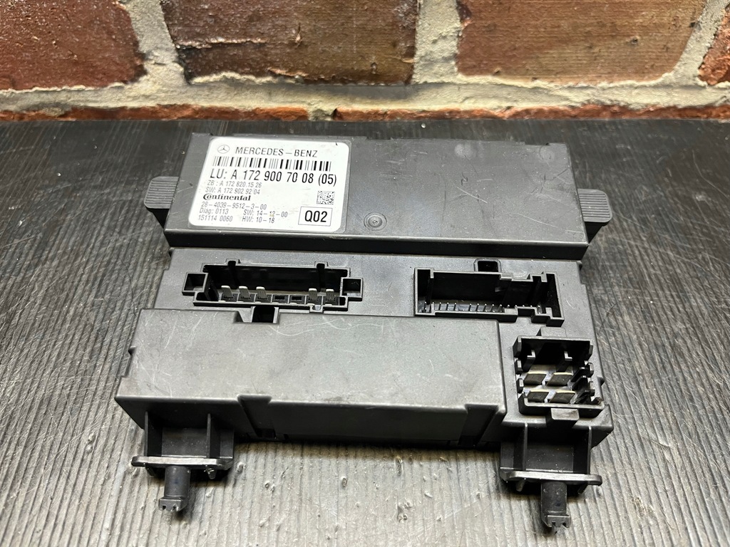 фото №1, Mercedes r172 модуль блок управления крыша a1729007008