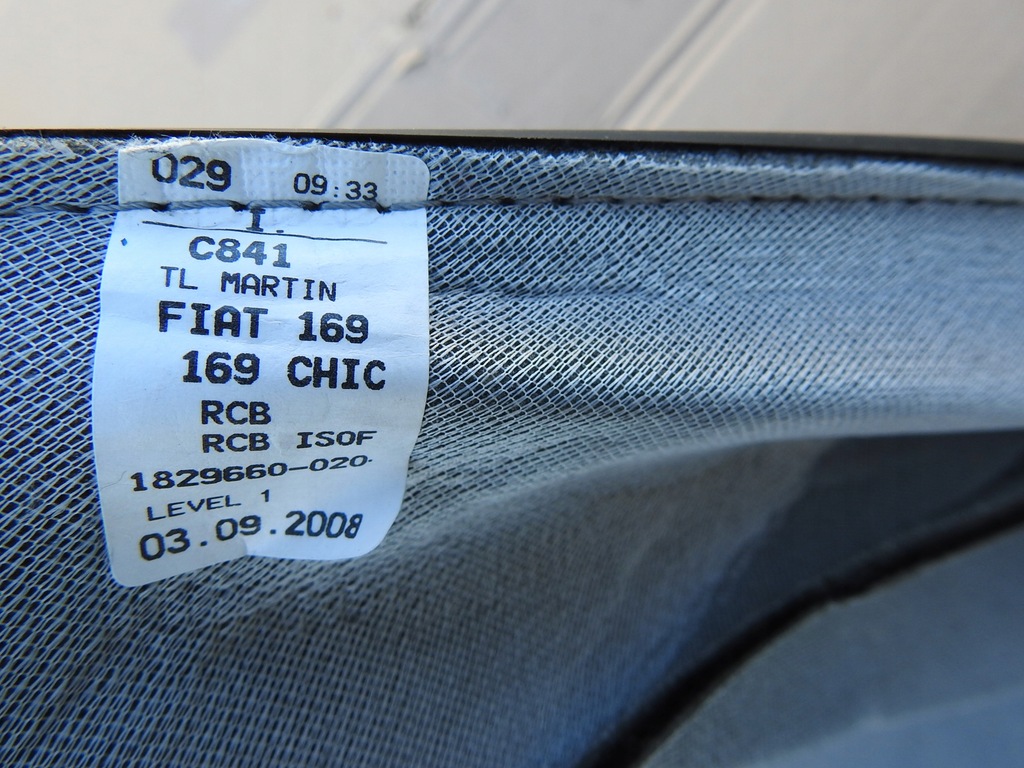 фото №7, Обшивка сиденье сиденье fiat panda ii sed-100