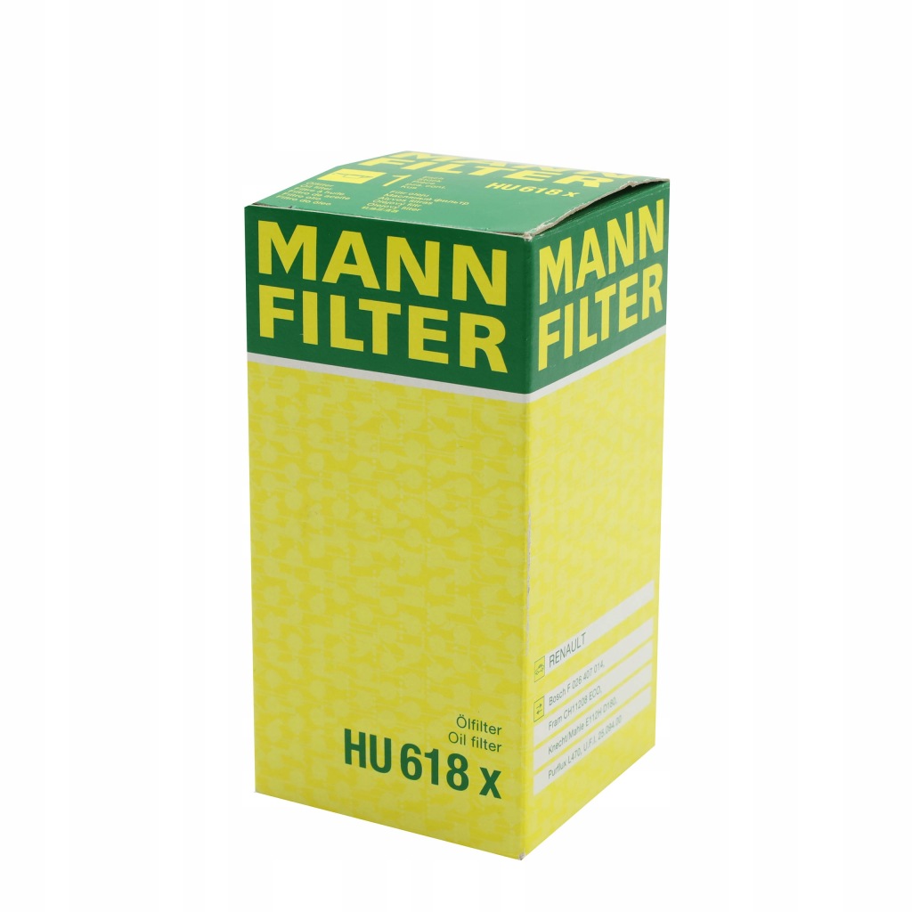 Фильтр масла mann-filter hu 618 x фильтр масла Оригинал