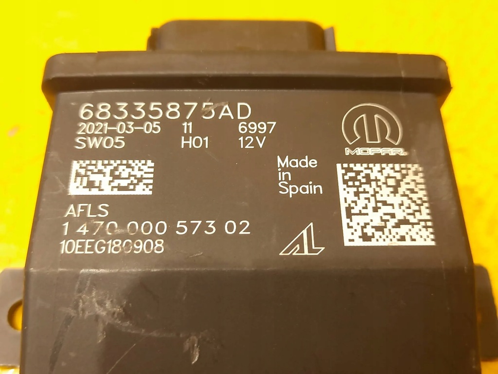 фото №4, Dodge ram модуль блок керування лампа 68335875ad