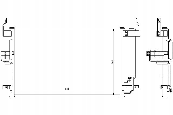 фото №1, Nissens 94448 конденсатор, кондиціонер