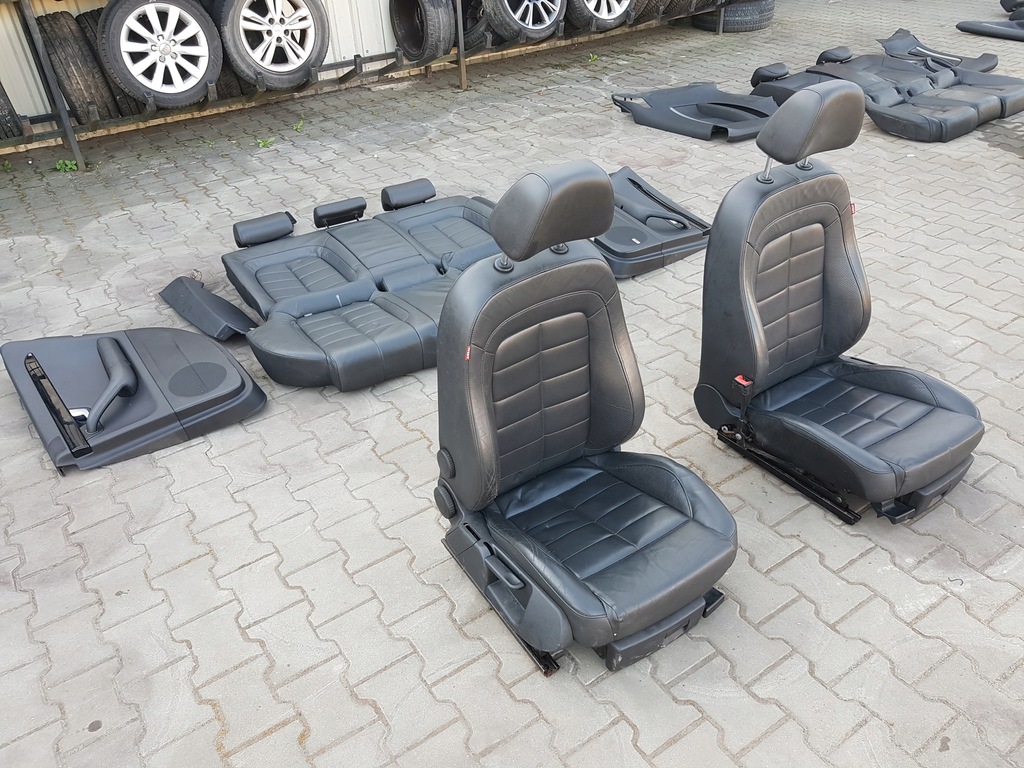 фото №4, Seat exeo 09-13r kombi сидіння заднє сидіння шкіра шкіряний