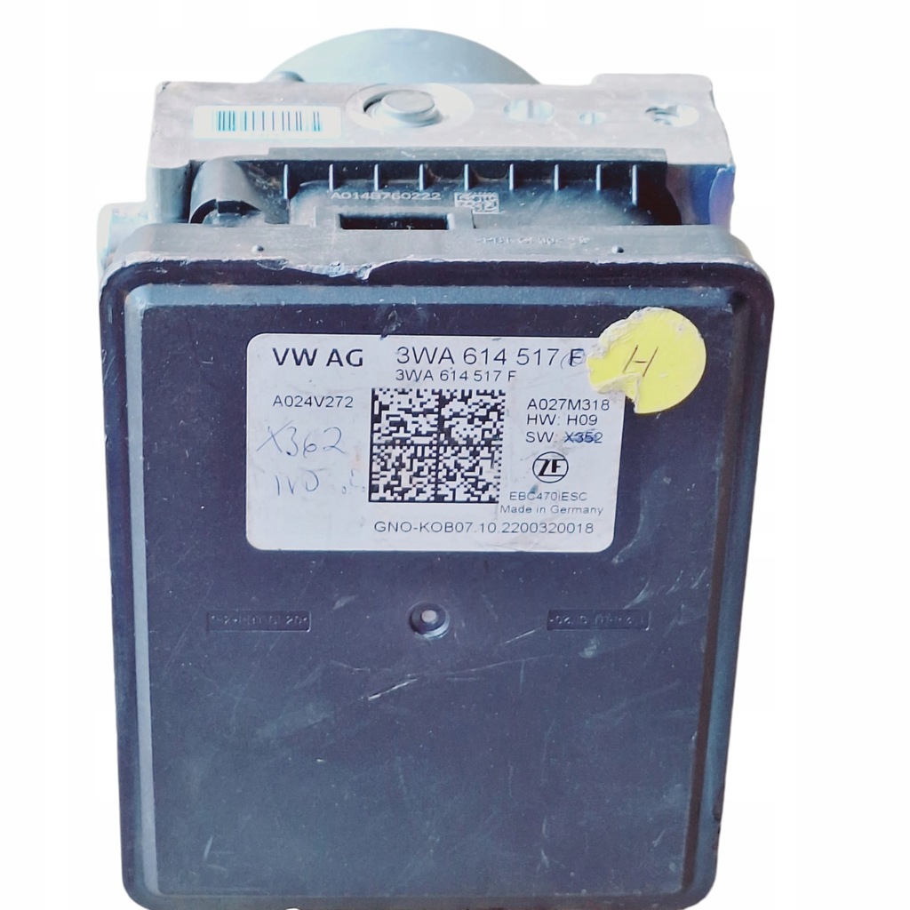 фото №1, Насос abs 3wa614517f bentley блок керування