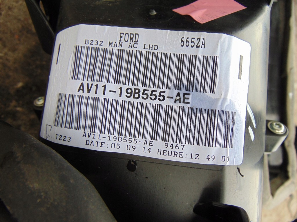 фото №15, Обігрівач кондиціонера ford b-max europa