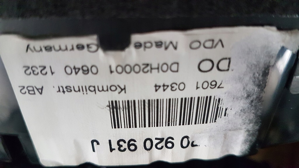 фото №6, Audi a3 лічильник приладова панель 8p0920980j 8p0920931j