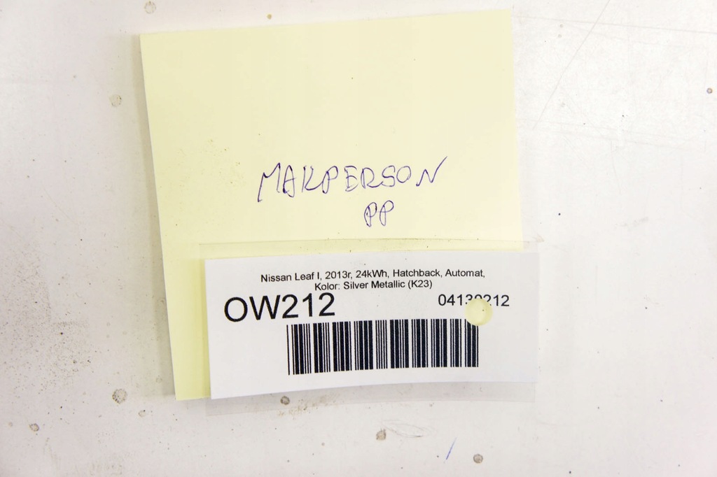 фото №5, Ow212 nissan leaf i 24kwh амортизационная стойка правый перед