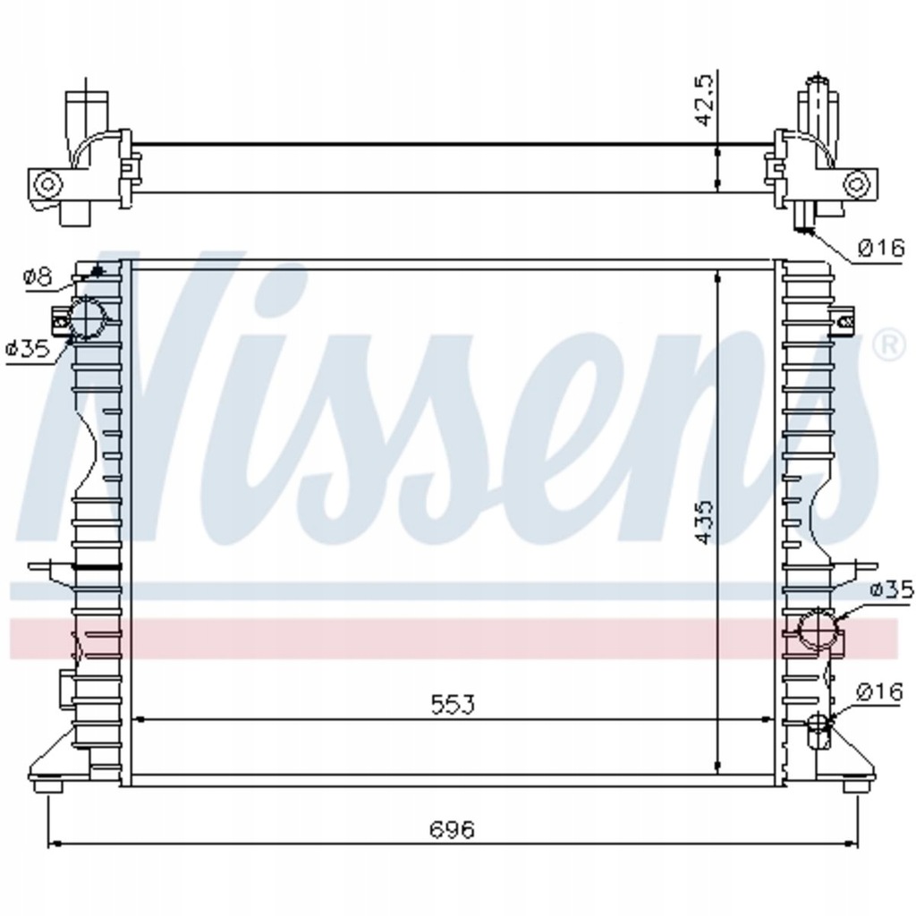 фото №1, Радиатор wody land rover defender 98-16