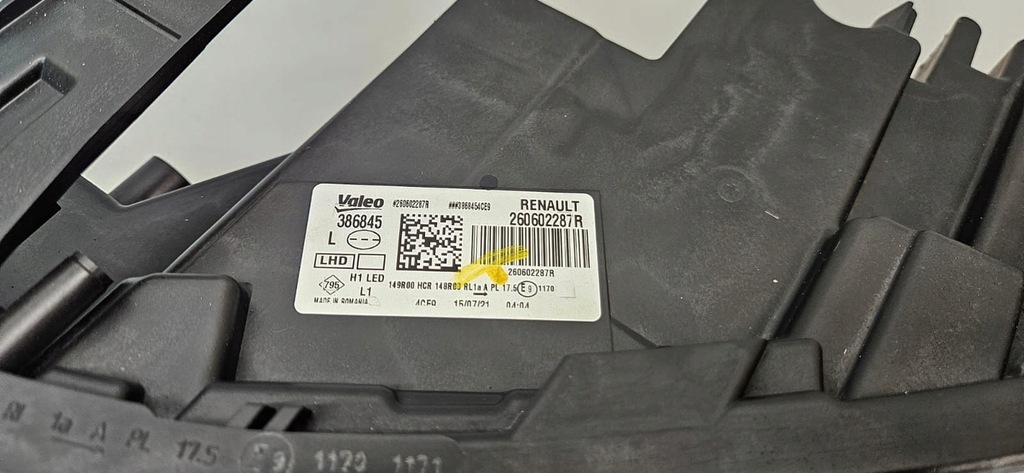 фото №6, Dacia duster ii 2 lift full led фара лівий лампа ліва