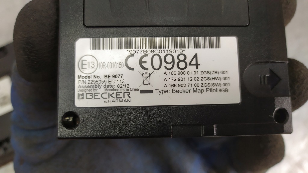 фото №6, Mercedes c klasa w204 модуль навігації becker кронштейн a1669000101