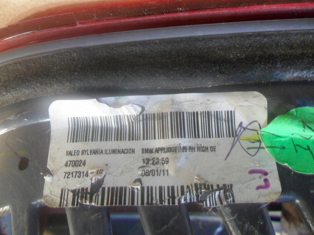 Bmw x3 f25 фара правый  задняя w крышке  uszkodzon led Доставка