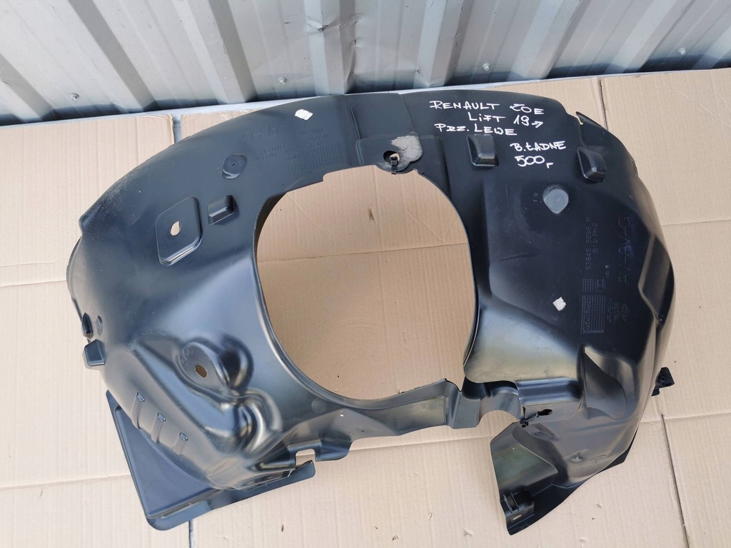 фото №7, Renault zoe lift 19- подкрылок передние левая b.ładne 638430739r 638455696r