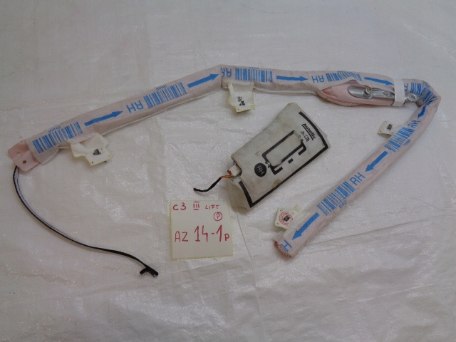 фото №6, Citroen c3 iii lift шторка безпеки air bag подушка сидіння kpl права