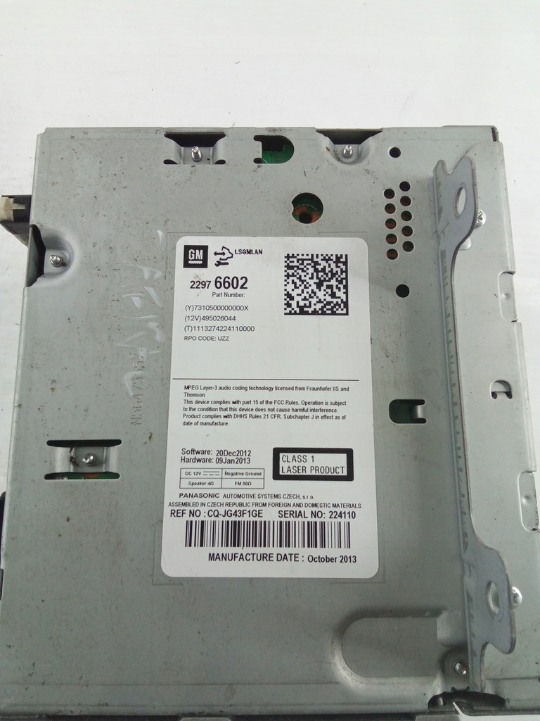 фото №4, G760 радіо opel zafira c 22976602