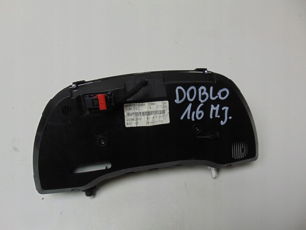 фото №11, Лічильник приладова панель opel combo d doblo ii 1.6 mtj 51867722 europa