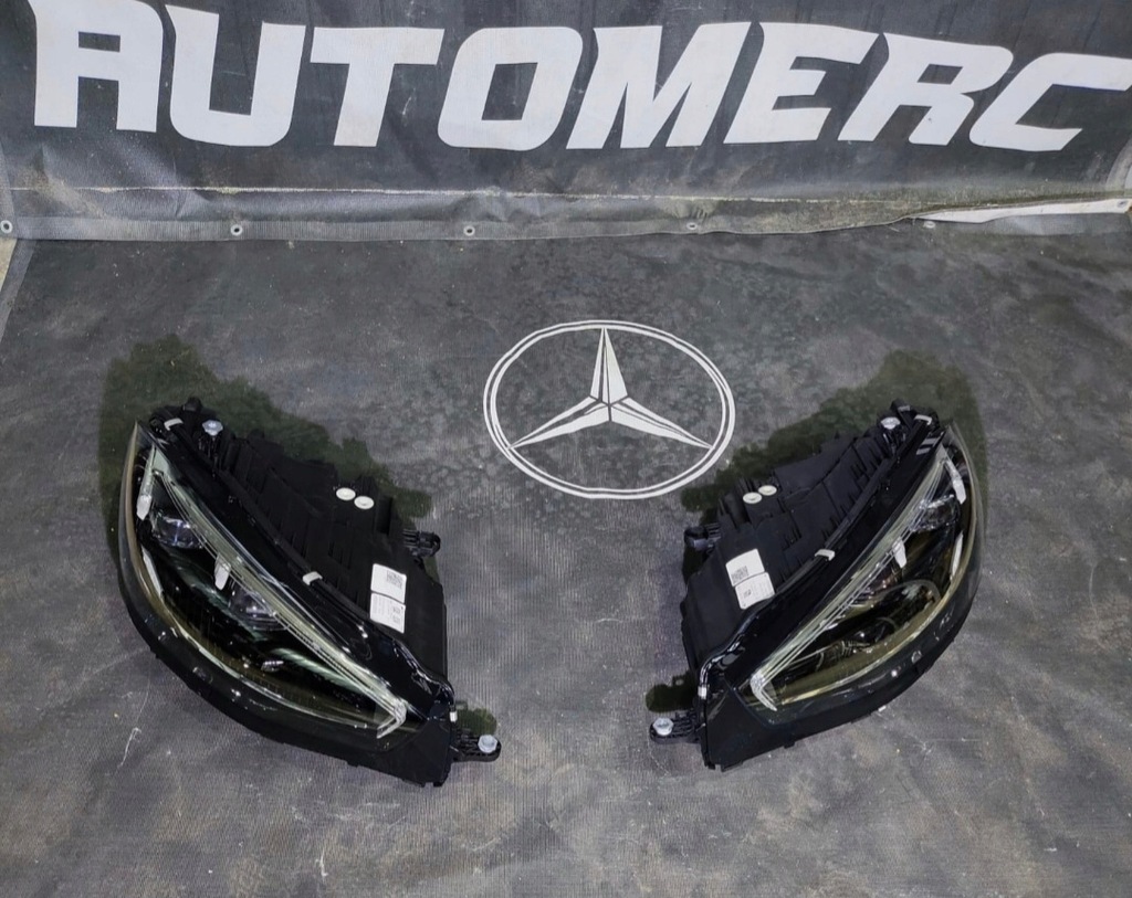 фото №16, Лампа mercedes s-klasa w223 digital light blue перед правая lub левая