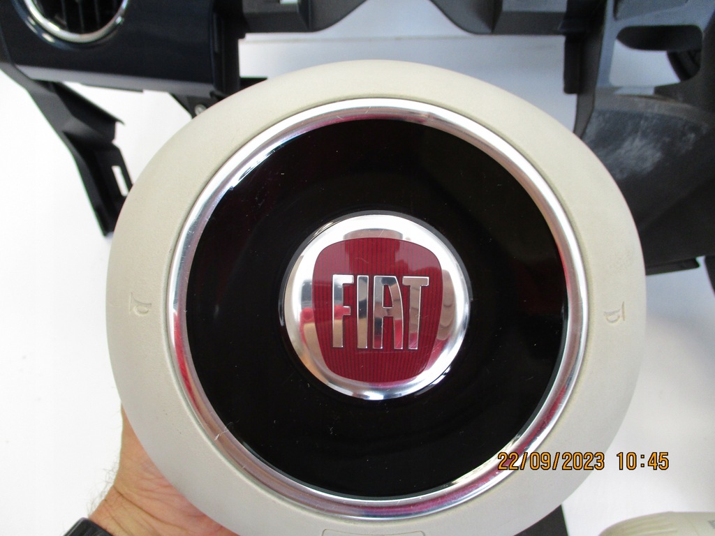 фото №5, Консоль pulpit панель приладів fiat 500 lift білий подушка безпеки