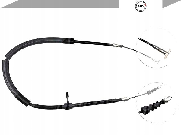 Трос тормоза ручного alfa romeo 147 01-10 pt 1170mm правая  задний k17948 с Разборки