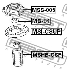 фото №6, Захист амортизатора перед do mitsubishi colt vi