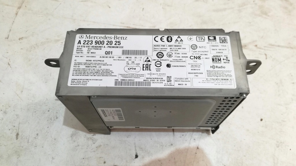 фото №2, Mercedes w223 модуль навігації радіо a2239002025