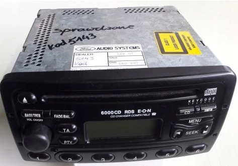 Kod do радіо розблокування ford focus mondeo fiesta в Україні