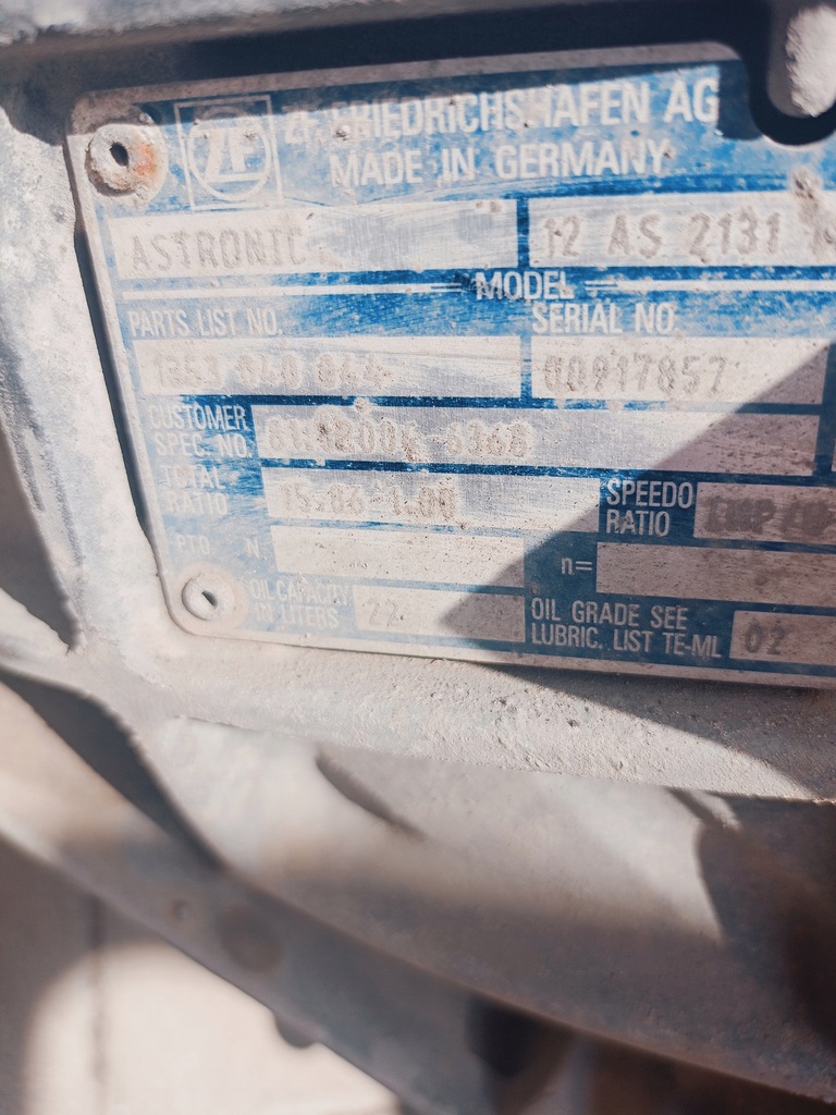 фото №10, Коробка передач передач man tgx 12a2131