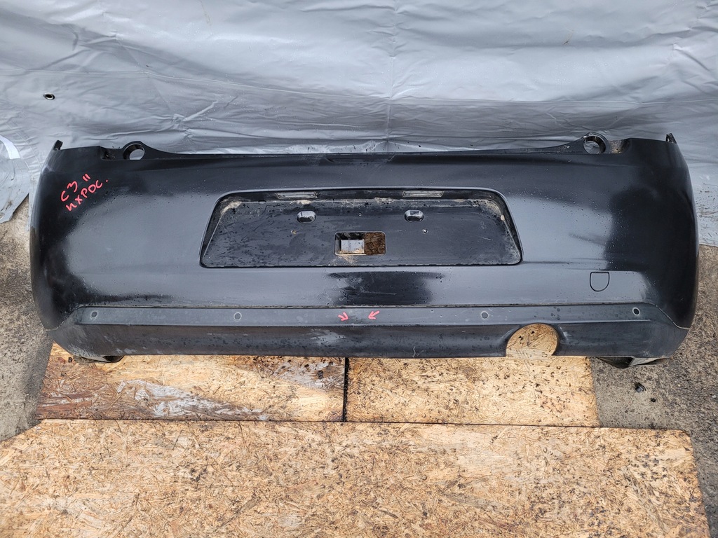 фото №1, Бампер задний задняя citroen c3 ii 4xpdc