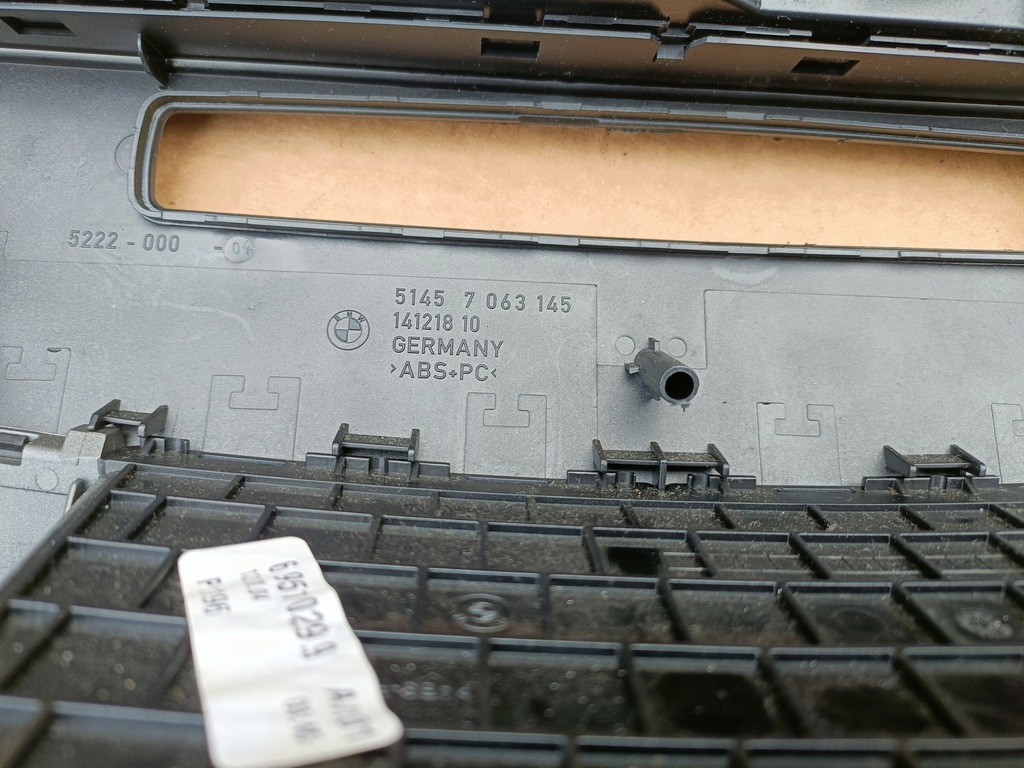 фото №7, Bmw e60 e61 – панель кондиціонера / повітровід 9122397 + рамки оригінал