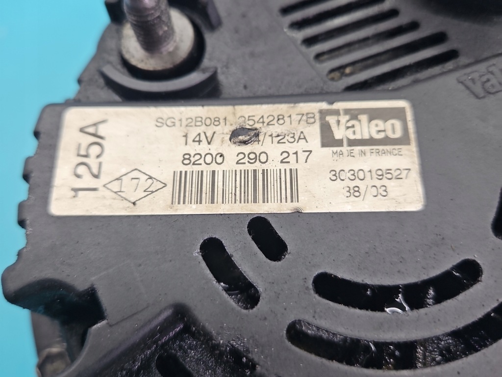 фото №6, Test генератор renault scenic ii 8200290217 1.9 dci