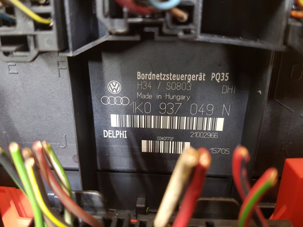 фото №3, Модуль блок управления бортовой сетью skoda octavia ii 1.9 tdi